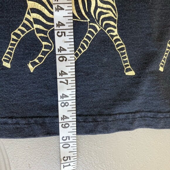 VTG 80s CITE Zebra Graphic Short Sleeve Maxi Dress in Black White Fits Sz M - Picture 9 of 10